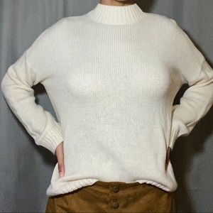 Mock Neck Knit Sweater
